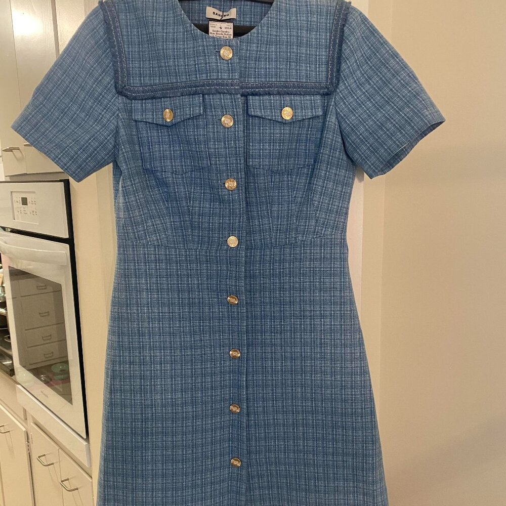 Sandro Paris Short Tweed Dress